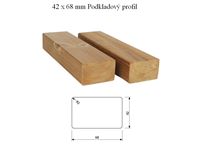Podkladový hranol 42 x 68 thermo borovice