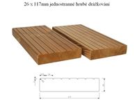 THERMO BOROVICE 26 x 117 hrubé drážkování 