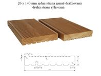 THERMO BOROVICE 26 x 140 jemné / zadní strana rýhovaná 